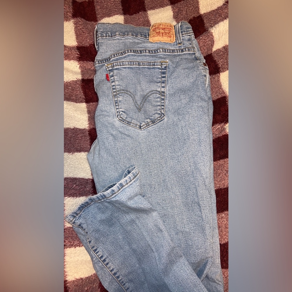 Levi's Levi Strauss Women's 550 Relaxed Boot Cut Denim Jeans Blue Size 18M